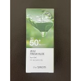 the SAEM Jeju Fresh Aloe Sun Gel SPF50+ PA++++ 60g